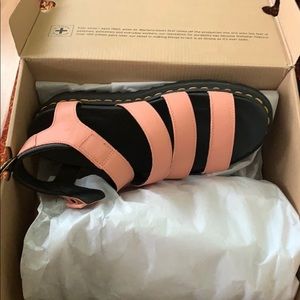 Dr. Martens Blair’s sandal in salmon pink NWT
